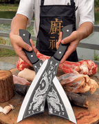 Coltello Del Drago Nero Acciaio Al Titanio