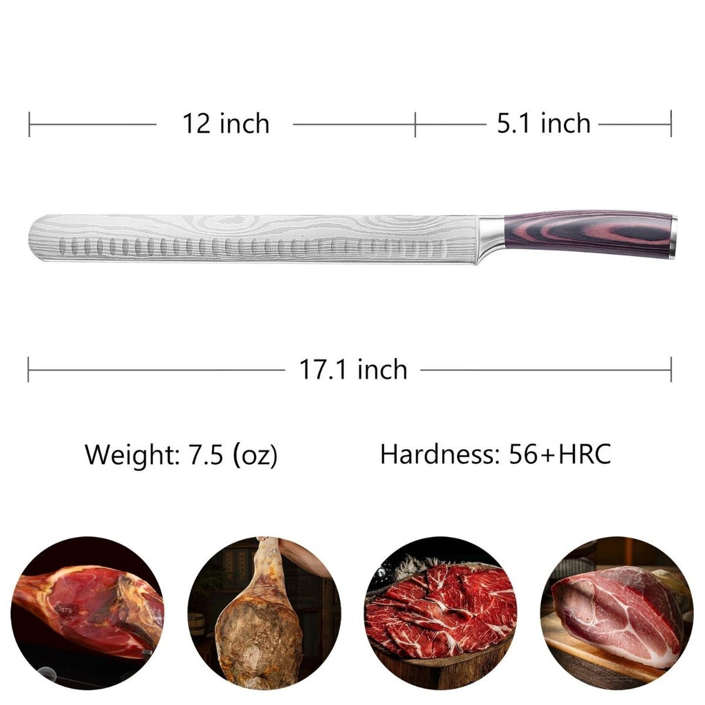 Damasco Coltello da Prosciutto