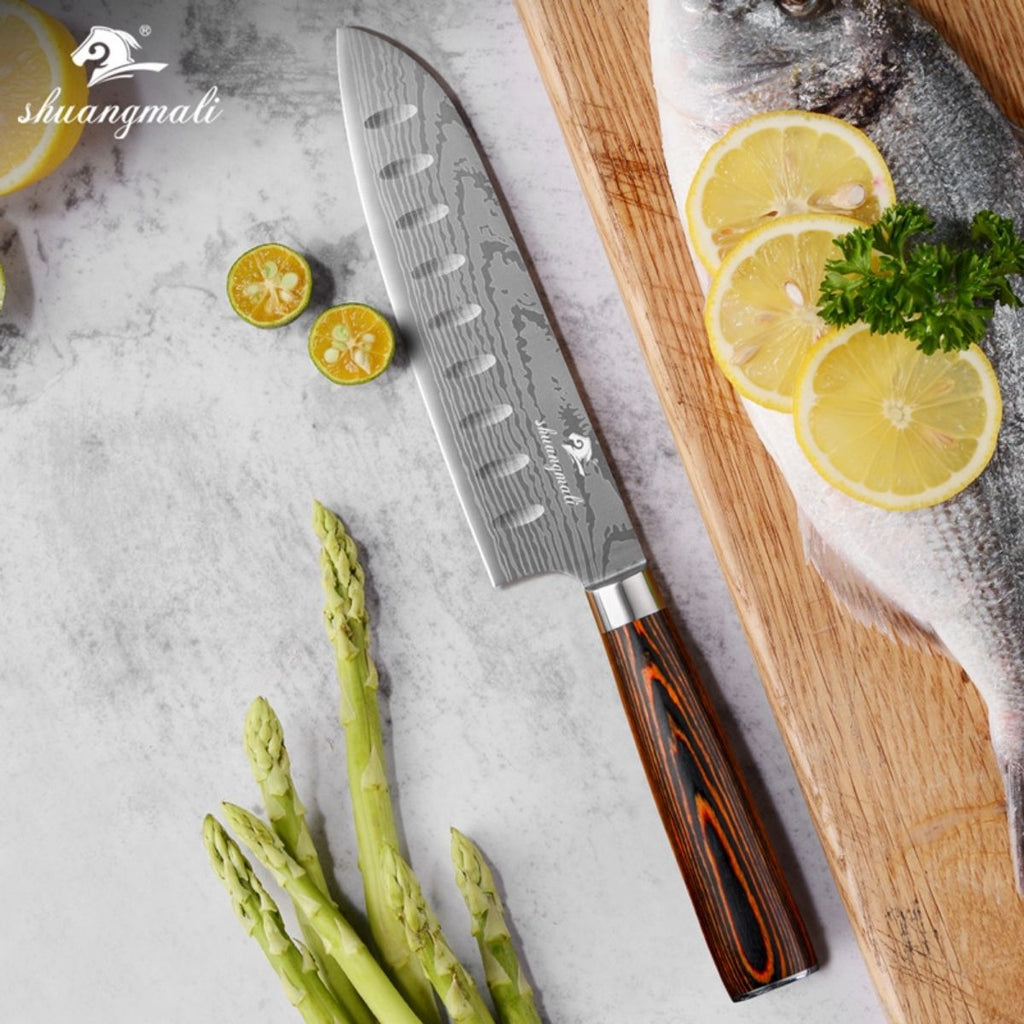 Damasco Coltello Santoku