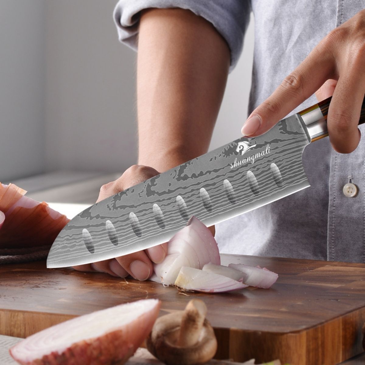 Damasco Coltello Santoku