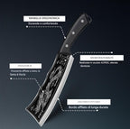Coltello Del Drago Nero Acciaio Al Titanio